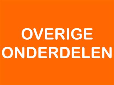Overige onderdelen
