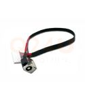 Asus DC Jack 5.5 x 2.5 mm, 1417-008M000 - 6 pin met kabel 18 cm