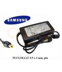 Samsung laptop oplader 19v, 4.74a - 5.5 x 3.0 mm