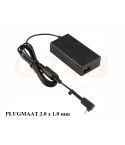 Q24U - OEM, Acer laptop oplader 19v, 2.37a 45 watt - 3.0 x 1.0 mm
