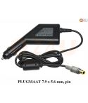 12 volt oplader voor IBM Lenovo laptop, 19v 4.74a - 7.9 x 5.5 mm