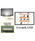 Scherm 11.6 inch, 1366 x 768, B116XTN02.1 - Glanzend
