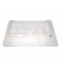 HP ChromeBook 14-Q series top case zilver - wit toetsenbord