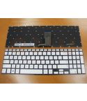 Samsung ATIV Book 6 NP670 NP700 laptop toetsenbord, US - zilver - met licht