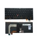Lenovo Thinkpad T460s T470s laptop toetsenbord, US - zwart - zonder licht