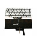 MSI Stealth Thin GS65 8SE 8SG 8SF laptop toetsenbord, US - zilver - met licht