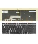 HP ProBook 450 455 470 650 G5 series toetsenbord, US - zilver - zonder licht