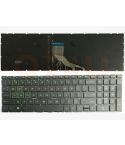 HP Pavilion 15-DA 15-DB 15-CX series laptop toetsenbord, US - zwart - met groen licht