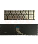 HP Pavilion 15-DA 15-DB 15-CX series laptop toetsenbord, US - ligt brons