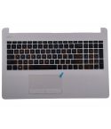HP 15-BS 15-BW 15-BR 15-BX s 15-BU 250 255 G6 series laptop topcase, US - zilver- AP204000E10 - met licht