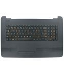 HP 17-X 17-Y series laptop topcase, US - zwart - 856698-B31 - met licht
