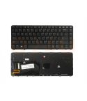 HP EliteBook 840 850 G1 840 G1 G2 laptop toetsenbord, US - zwart frame - met licht