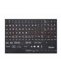 Toetsenbord US qwerty stickers - uitgebreid