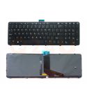 HP ZBook 15 17 G1 G2 series laptop toetsenbord, US - zwart - met licht - zonder pointer - OEM