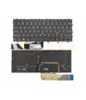 Dell XPS 13 9380 9370 9305 7390 XPS 13 9380 9370 9305 US qwerty toetsenbord - zwart - licht - 0RMCR1