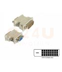 DVI-D dual link - VGA adapter, 24 + 1 pin