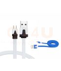 Micro USB kabel wit, 1 meter