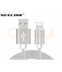 Voxlink USB - lightning high quality kabel, 1 meter - zilver