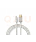 Apple USB - lightning kabel, 2 meter - grijs