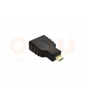 Micro HDMI male naar HDMI female adapter (4K)