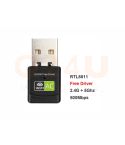 USB WiFi adapter 2.4 / 5 Ghz, max 600 Mbps
