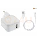 Q24U USB lader 5v 2a, met lightning kabel