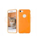 S Line Gel Silicone Case iPhone 7/8 oranje