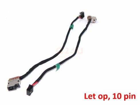 HP DC Jack 4.5 x 3.0 mm, 10 pin, CBL00359-0200