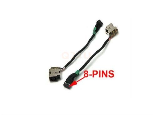 HP DC Jack 7.4 x 5 mm, 710431-FD1 - 8 pin