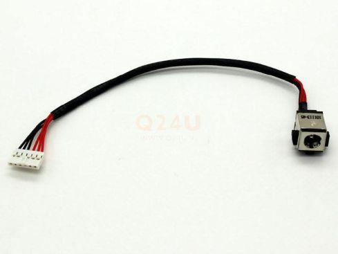 Asus DC Jack 5.5 x 2.5 mm, 14004-00530000 - 6 pim met kabel