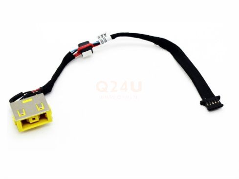 Lenovo Yoga 2 Yoga 2-13 DC Jack Rechthoek (geel) - DC30100Q500 - 5 pin