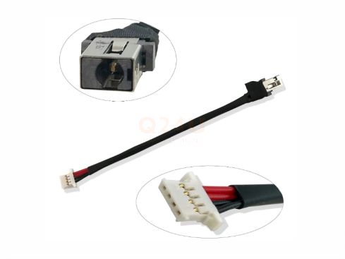 Acer Chromebook CB3-431 series DC Jack 3.0 x 1.1 mm - 50.GC2N5.003 - kabel 11 cm lang - 4 pin