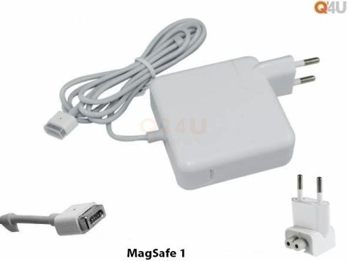 Q24U - OEM, Apple laptop oplader 18.5v, 4.6a - MagSafe 1 - square