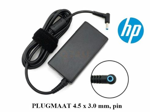 HP laptop oplader 19.5v, 4.62a - 4.5 x 3.0 met pin