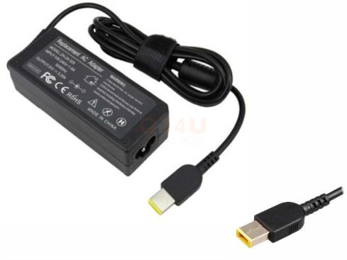 Q24U - OEM, Lenovo laptop oplader 20v, 3.25a - rechthoek