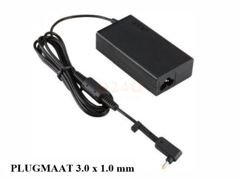 Q24U - OEM, Acer laptop oplader 19v, 2.37a 45 watt - 3.0 x 1.0 mm