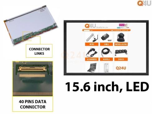 Scherm 15.6 inch, 1366 x 768, N156B6-L0A - Glanzend - Gebruikt