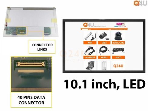 Scherm 10.1 inch, 1024 x 600, LP101WH1(TL)(B1) - Mat