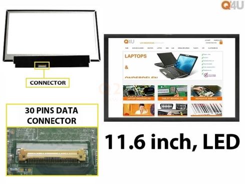 Scherm 11.6 inch, 1366 x 768, B116XAN03.2  - Mat