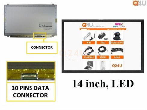 Scherm 14.0 inch, 1366 x 768, N140BGE-E33 - Mat - Gebruikt - grade B