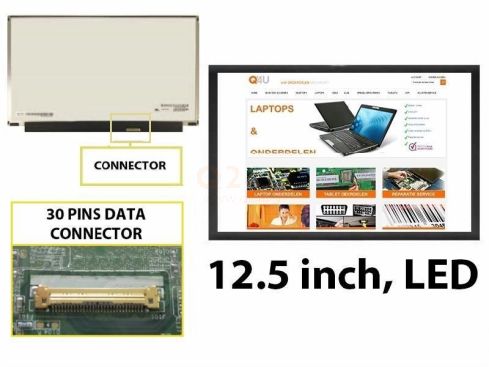 Scherm 12.5 inch, 1366 x 768, LP125WH2-SPT1 - Mat