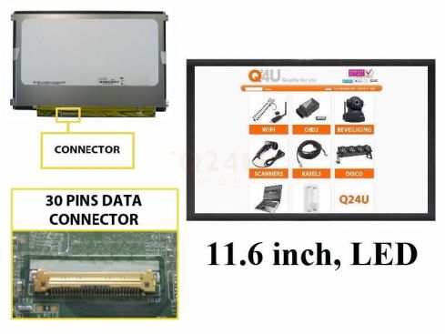 Scherm 11.6 inch, 1920 x 1080, N116HSE-EA1 - Mat
