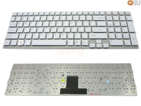 Sony vaio VPC-EB series laptop toetsenbord, US - wit