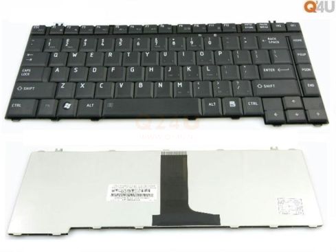 Toshiba Satellite A300 A200 A350 L350 L350 L300 series toetsenbord, US - zwart