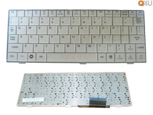 Asus Eee PC 700 701 702 703 900 series laptop toetsenbord, US - wit
