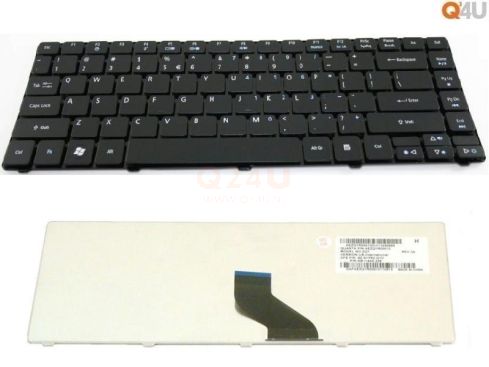 Acer Aspire 3810T 4810T series laptop toetsenbord, US - zwart