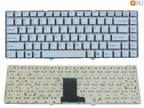 Sony Vaio VPC-EA series laptop toetsenbord, US - wit