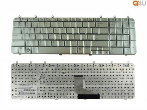 HP Pavilion DV7-1000 series laptop toetsenbord, US - zilver