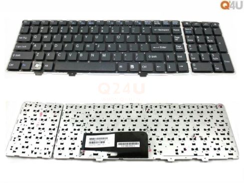 Sony VAIO VGN-AW series laptop toetsenbord, US - zwart