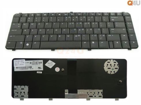 Compaq HP 515 540 550 series laptop toetsenbord, US - zwart
